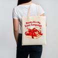 Books Are My Love Language Valentines Day For Books Lover Canvas Tote Bag Books Are My Love Language Valentines Day For Books Lover Canvas Tote Bag