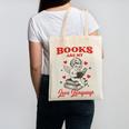 Books Are My LoveLanguage Cupid Valentines Canvas Tote Bag