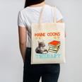 BOOKS AND MAINE COONS ARE MY THERAPY Main Coon Canvas Tote Bag