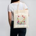 Too Many Books Not Enough Time Skeleton Flowers Reader Canvas Tote Bag