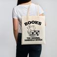 Books The Original Handheld Device Book Lover Premium Canvas Tote Bag