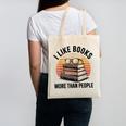 I Like Books More Than People Glasses Canvas Tote Bag I Like Books More Than People Glasses Canvas Tote Bag