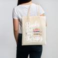 Books Are My Therapy Book Lover Coffee Books Flowers Bookish Canvas Tote Bag Books Are My Therapy Book Lover Coffee Books Flowers Bookish Canvas Tote Bag