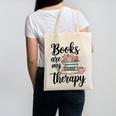 Books Are My Therapy Coffee Books Flowers Bookish Book Lover Canvas Tote Bag Books Are My Therapy Coffee Books Flowers Bookish Book Lover Canvas Tote Bag