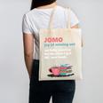 Books Saying JOMO Joy Of Missing Out For Bookworms Canvas Tote Bag Books Saying JOMO Joy Of Missing Out For Bookworms Canvas Tote Bag