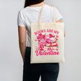 Books Are My Valentine Book Lover Heart Matching Party Canvas Tote Bag Books Are My Valentine Book Lover Heart Matching Party Canvas Tote Bag
