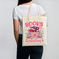 Books Are My Valentine Coquette Bow Book Flower Girl Women Canvas Tote Bag Books Are My Valentine Coquette Bow Book Flower Girl Women Canvas Tote Bag