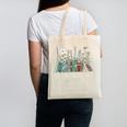 Booktrovert Definition Floral Books Reading Teacher Library Canvas Tote Bag