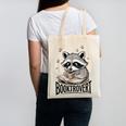 Booktrovert Raccoon Reading And Coffee For Book Lover Canvas Tote Bag