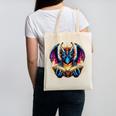 Bookworm Dragon Reading Book Lover Canvas Tote Bag