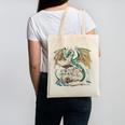 Bookworm Dragons Reading Book Dragons And Books Canvas Tote Bag