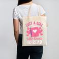 Bookworm Just A Girl Who Loves To Read Canvas Tote Bag Bookworm Just A Girl Who Loves To Read Canvas Tote Bag