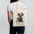 Bookwyrm Dragon Fantasy Bookish Fairytale Book Lover Canvas Tote Bag