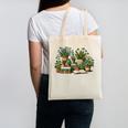 Botanical Garden Plants With Books Canvas Tote Bag