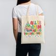 All Is Calm Said No Teacher Ever Book Christmas Tree Canvas Tote Bag