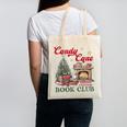 Candy Cane Book Club Holiday Party & Book Exchange Canvas Tote Bag Candy Cane Book Club Holiday Party & Book Exchange Canvas Tote Bag
