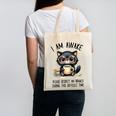 Cat Glasses Coffe Books I Am Awake Please Respect My Privacy Canvas Tote Bag Cat Glasses Coffe Books I Am Awake Please Respect My Privacy Canvas Tote Bag