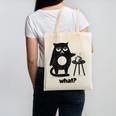 Cat What Humor Introvert Anti-Social Canvas Tote Bag Cat What Humor Introvert Anti-Social Canvas Tote Bag