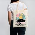 Cat Meme I Like Cats And Books And Maybe Three People Canvas Tote Bag