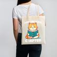 Cat Reading Books Bookworm Read One More Chapter Canvas Tote Bag Cat Reading Books Bookworm Read One More Chapter Canvas Tote Bag