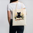 Cat Shirts For Women Book Lover Shirt Cute Cat And Book Premium Tri-Blend Canvas Tote Bag Cat Shirts For Women Book Lover Shirt Cute Cat And Book Premium Tri-Blend Canvas Tote Bag