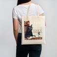 Cats And Books Book & Cat Lover Easily Distracted By Canvas Tote Bag