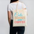 Cats Books And Coffee Canvas Tote Bag Cats Books And Coffee Canvas Tote Bag