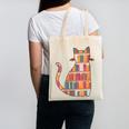 Cats Reading Books Librarian Library Readers Canvas Tote Bag