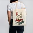 Chicken Books Back To School First Day Of School Boys Girls Canvas Tote Bag