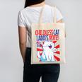 Childless Cat Ladies Vote Kamala Harris Cute Comic Book Cat Canvas Tote Bag