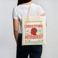 Christmas Introvert Team Introvert Introverted Xmas Canvas Tote Bag