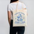 Christmas Snowman Frosted Tales Book Club Canvas Tote Bag