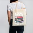 I Closed My Book To Be Here Books Lover Bookworm Canvas Tote Bag