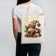 Coffee And Book Reading Accessories For Book Lovers Gnome Canvas Tote Bag Coffee And Book Reading Accessories For Book Lovers Gnome Canvas Tote Bag