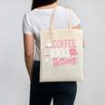 Coffee Lover Shirt Coffee And Books And Tattoos Men Women Canvas Tote Bag