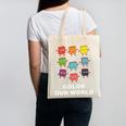 Color Our World Book Lover Reading Bookworm Reader Canvas Tote Bag Color Our World Book Lover Reading Bookworm Reader Canvas Tote Bag