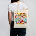 Comic Book Pop Art Modern Fun Canvas Tote Bag Comic Book Pop Art Modern Fun Canvas Tote Bag
