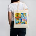 Comic Reader Comic Book Merch Vintage Reading Comic Books Canvas Tote Bag