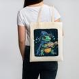 Cool Magical Book With Wizard Turtle For Adults And Kids Canvas Tote Bag Cool Magical Book With Wizard Turtle For Adults And Kids Canvas Tote Bag