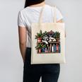 Cosy Sloth In Bookshelf With Plants Canvas Tote Bag