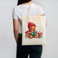 Cozy Gingerbread Christmas Reading Book Xmas Snowflakes Fall Canvas Tote Bag Cozy Gingerbread Christmas Reading Book Xmas Snowflakes Fall Canvas Tote Bag
