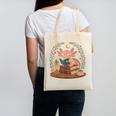 Cute Axolotl Reading Books Cozy Bookworm Canvas Tote Bag Cute Axolotl Reading Books Cozy Bookworm Canvas Tote Bag