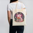 Cute Axolotl Reading Books Cozy Night Aesthetic Canvas Tote Bag