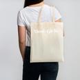 Cute Basic Book Girlie Canvas Tote Bag