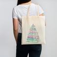 Cute Bookmas Christmas Book Tree Book Lover Teacher Canvas Tote Bag