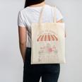 Cute Bookstore Ghost Retro Women Book Lovers Canvas Tote Bag
