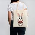 Cute Bookworm Bunny Reading For Kids And Teachers Canvas Tote Bag Cute Bookworm Bunny Reading For Kids And Teachers Canvas Tote Bag