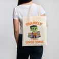 Cute Halloween Teacher Librarian Frankenstein Reading Books Canvas Tote Bag Cute Halloween Teacher Librarian Frankenstein Reading Books Canvas Tote Bag