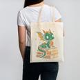 Cute Kawaii Dragon Fantasy Book Lover Book Nerd Canvas Tote Bag Cute Kawaii Dragon Fantasy Book Lover Book Nerd Canvas Tote Bag