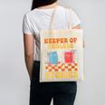 Cute Librarian Library Book Lover Keeper Of Endless Stories Canvas Tote Bag